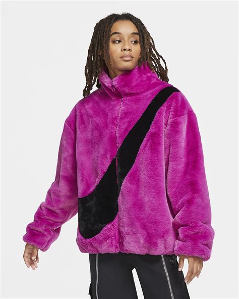 Nike Sportswear Kunstpelzjacke für Damen. Nike CH